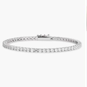 Nordstrom Sterling Silver 925 Cubic Zirconia Tennis Bracelet